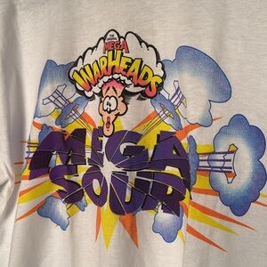 New old stock Vintage warheads promotional t-shirt mega sour